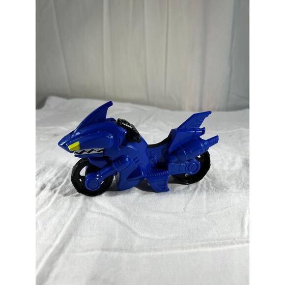 Power Rangers Shark Cycle Playskool Heroes Blue Motorcycle Only Hasbro V-3625C - Picture 1 of 12